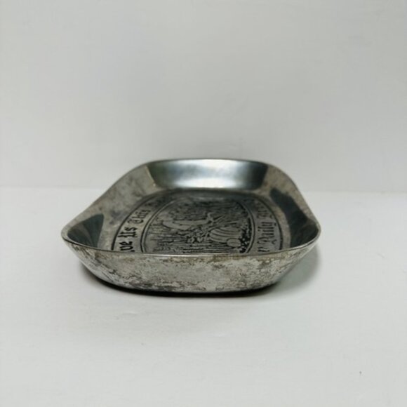 Wilton Armetale Harvest Serving Dish Give Us This Day Our Daily Bread WRP Penn - Picture 8 of 10